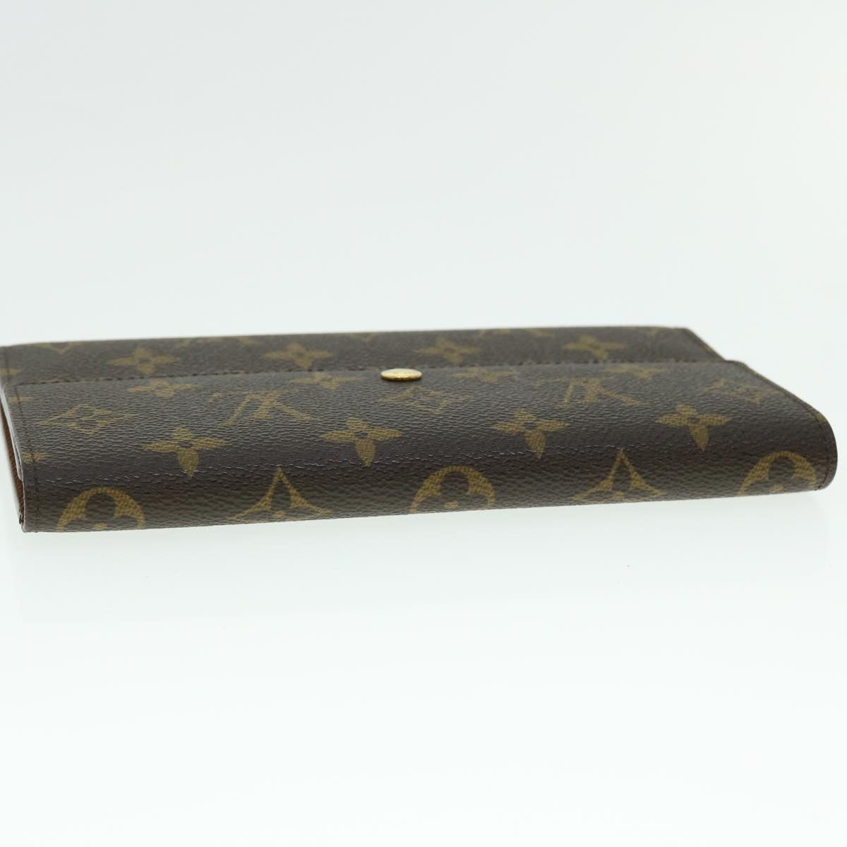 LOUIS VUITTON Monogram Porte Tresol International Wallet M61215 LV Auth 51294