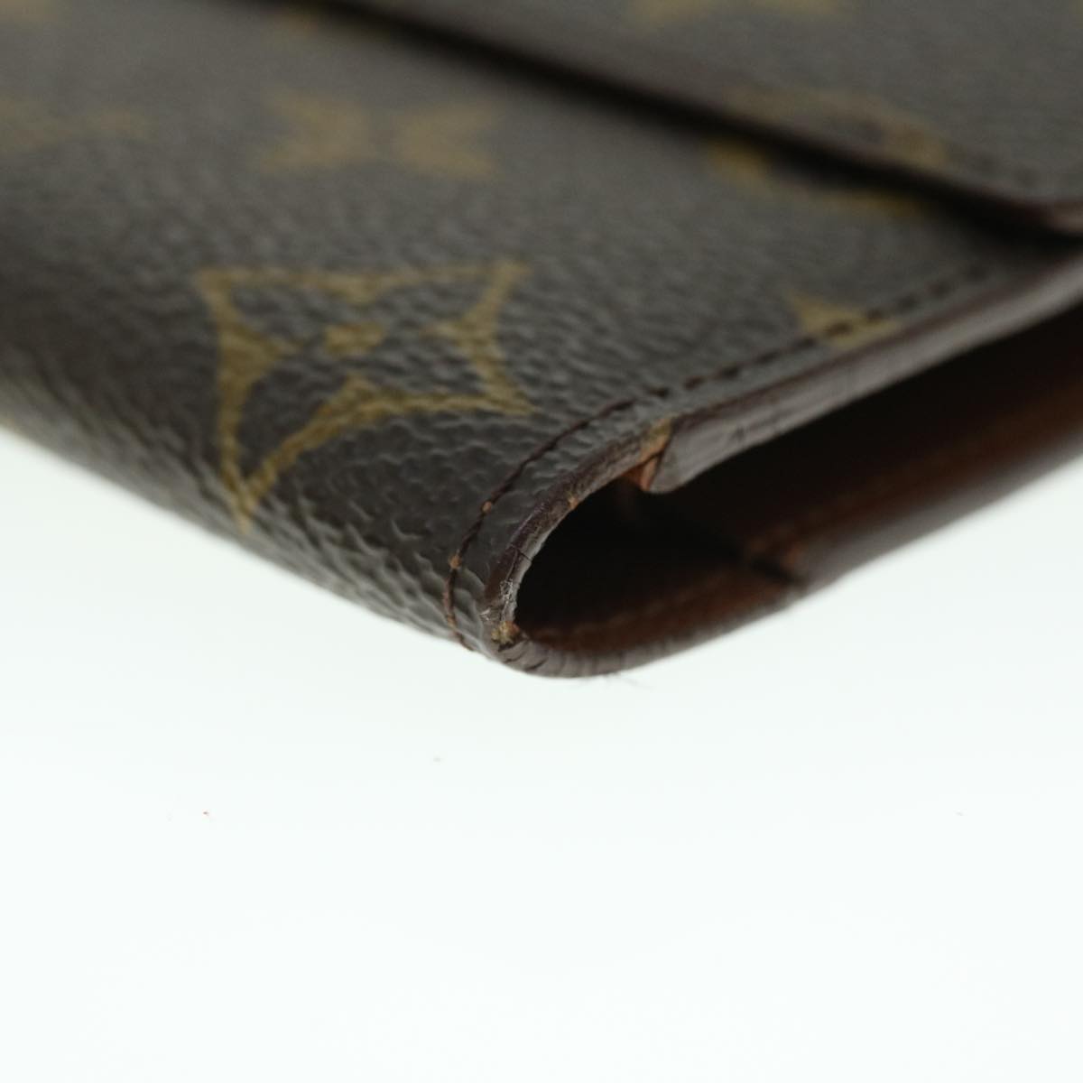 LOUIS VUITTON Monogram Porte Tresol International Wallet M61215 LV Auth 51294