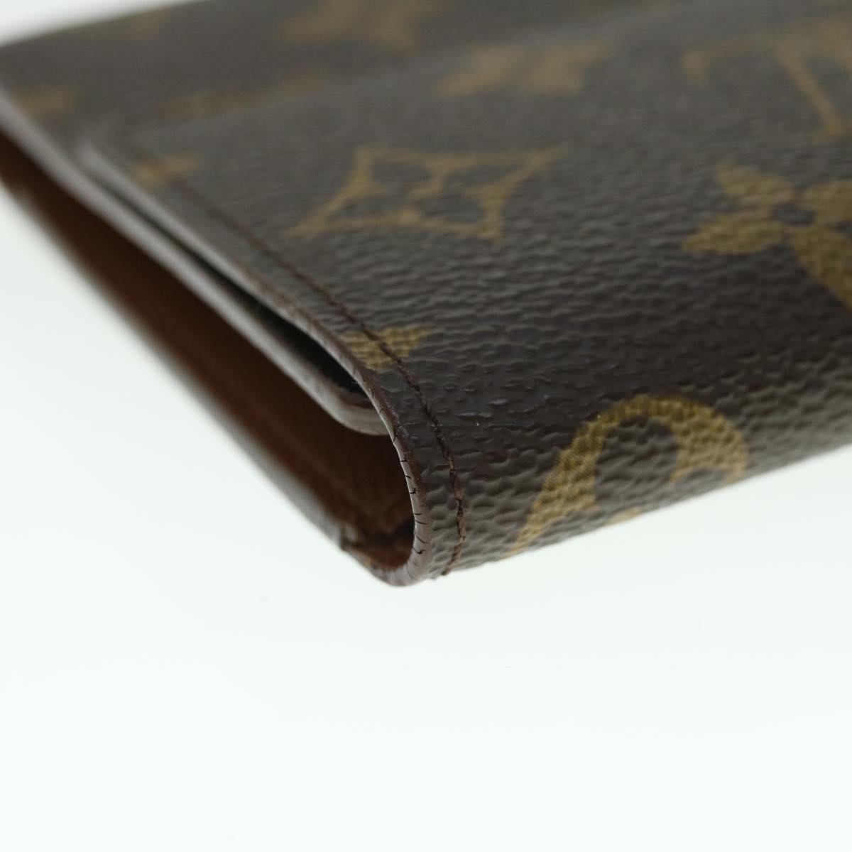 LOUIS VUITTON Monogram Porte Tresol International Wallet M61215 LV Auth 51294