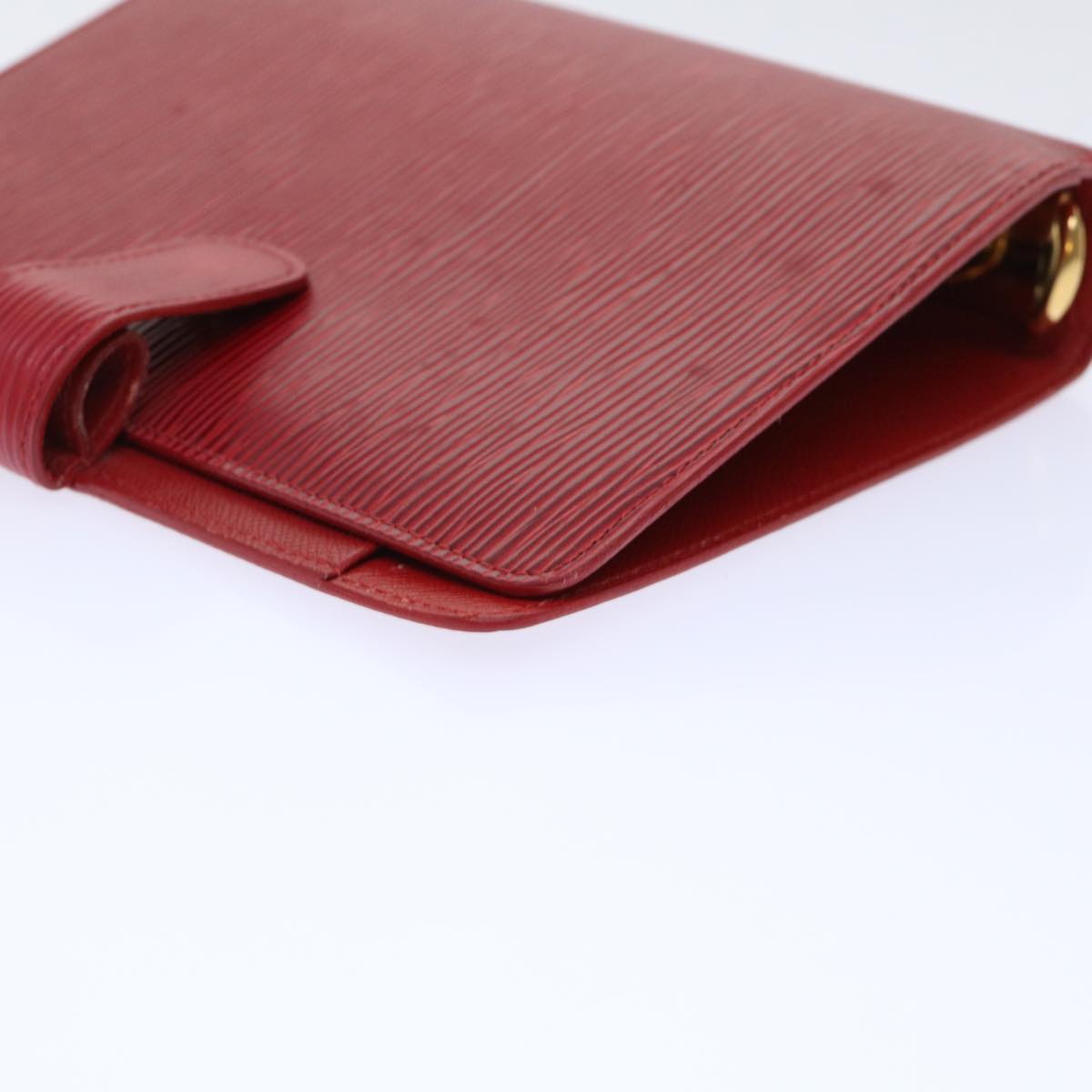 LOUIS VUITTON Epi Agenda MM Day Planner Cover Red R20047 LV Auth 51300