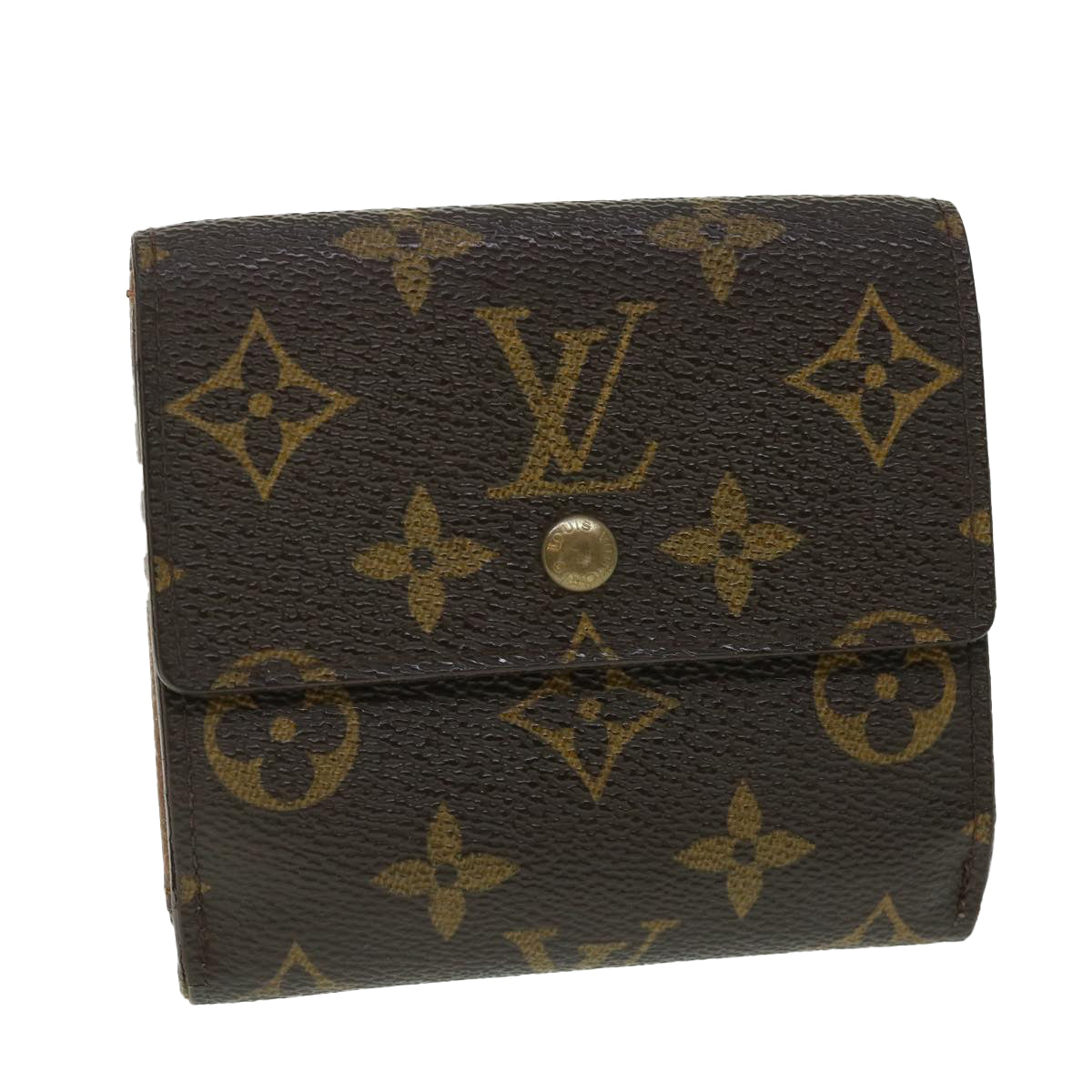 LOUIS VUITTON Monogram Porte Monnaie Bier Cartes Crdit Wallet M61652 Auth 51308