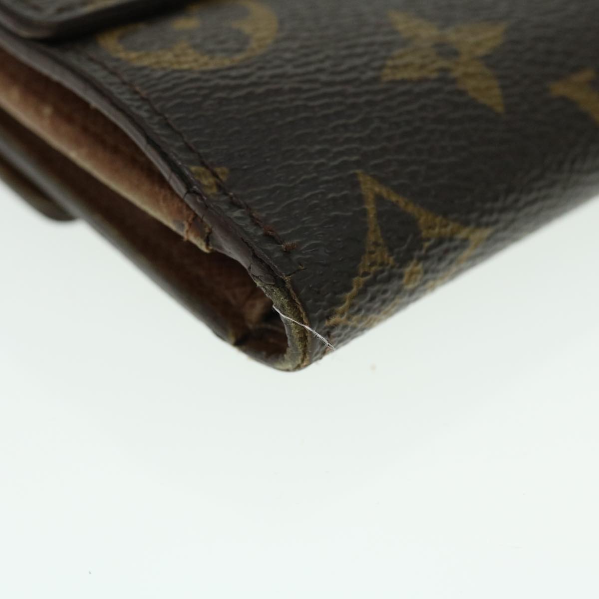 LOUIS VUITTON Monogram Porte Monnaie Bier Cartes Crdit Wallet M61652 Auth 51308