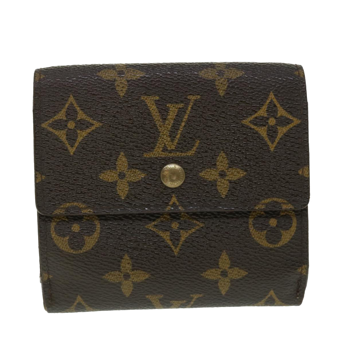 LOUIS VUITTON Monogram Porte Monnaie Bier Cartes Crdit Wallet M61652 Auth 51308