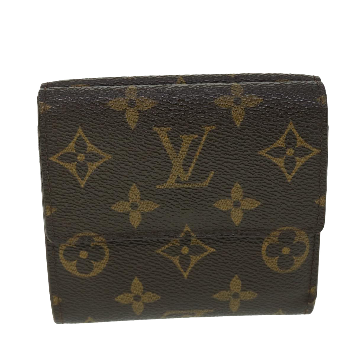 LOUIS VUITTON Monogram Porte Monnaie Bier Cartes Crdit Wallet M61652 Auth 51308