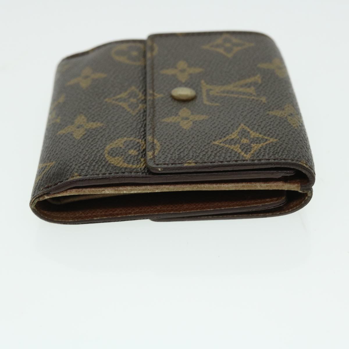 LOUIS VUITTON Monogram Porte Monnaie Bier Cartes Crdit Wallet M61652 Auth 51308