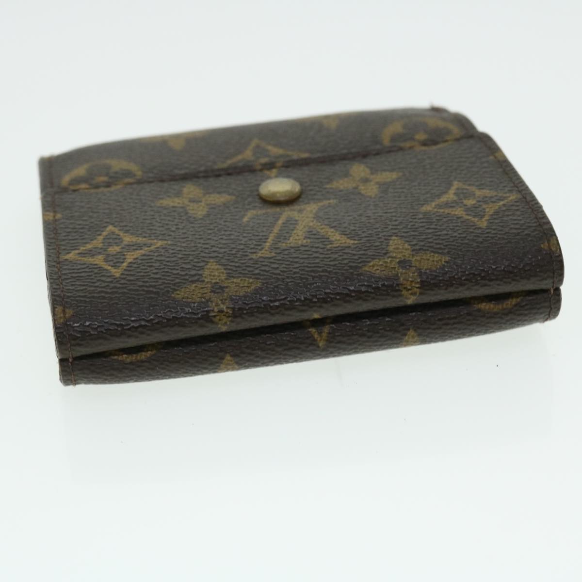 LOUIS VUITTON Monogram Porte Monnaie Bier Cartes Crdit Wallet M61652 Auth 51308