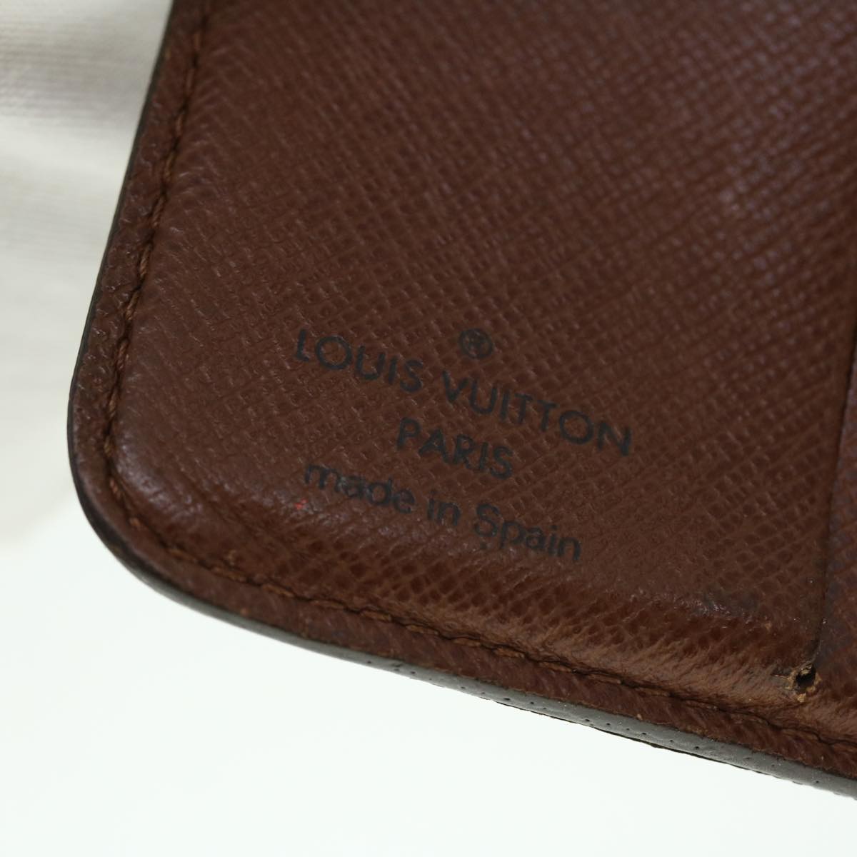 LOUIS VUITTON Monogram Compact Zip Wallet M61667 LV Auth 51361