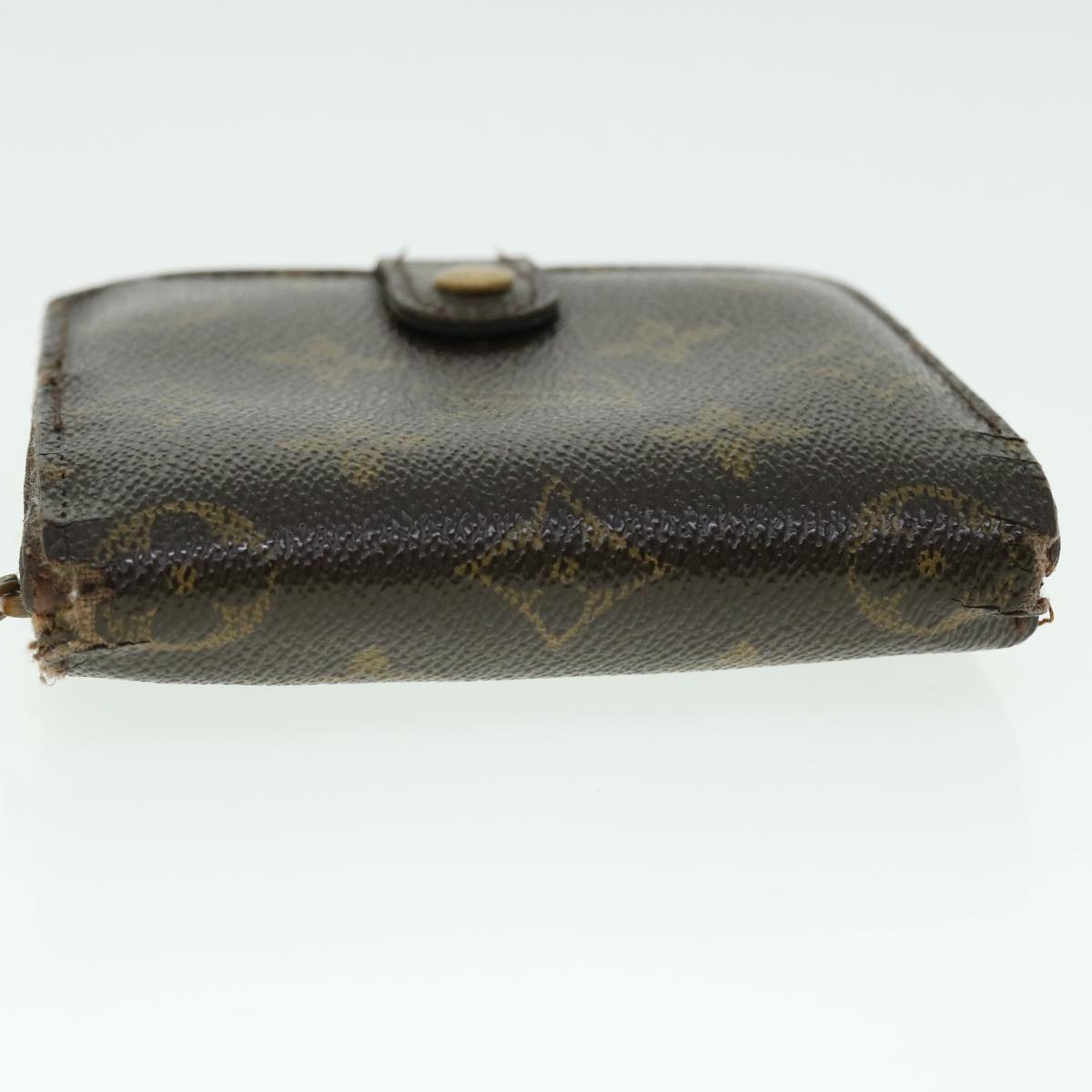 LOUIS VUITTON Monogram Compact Zip Wallet M61667 LV Auth 51361