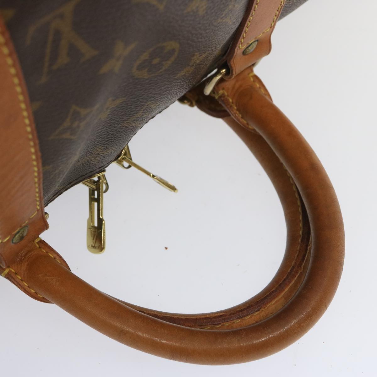 LOUIS VUITTON Monogram Keepall 50 Boston Bag M41426 LV Auth 51394