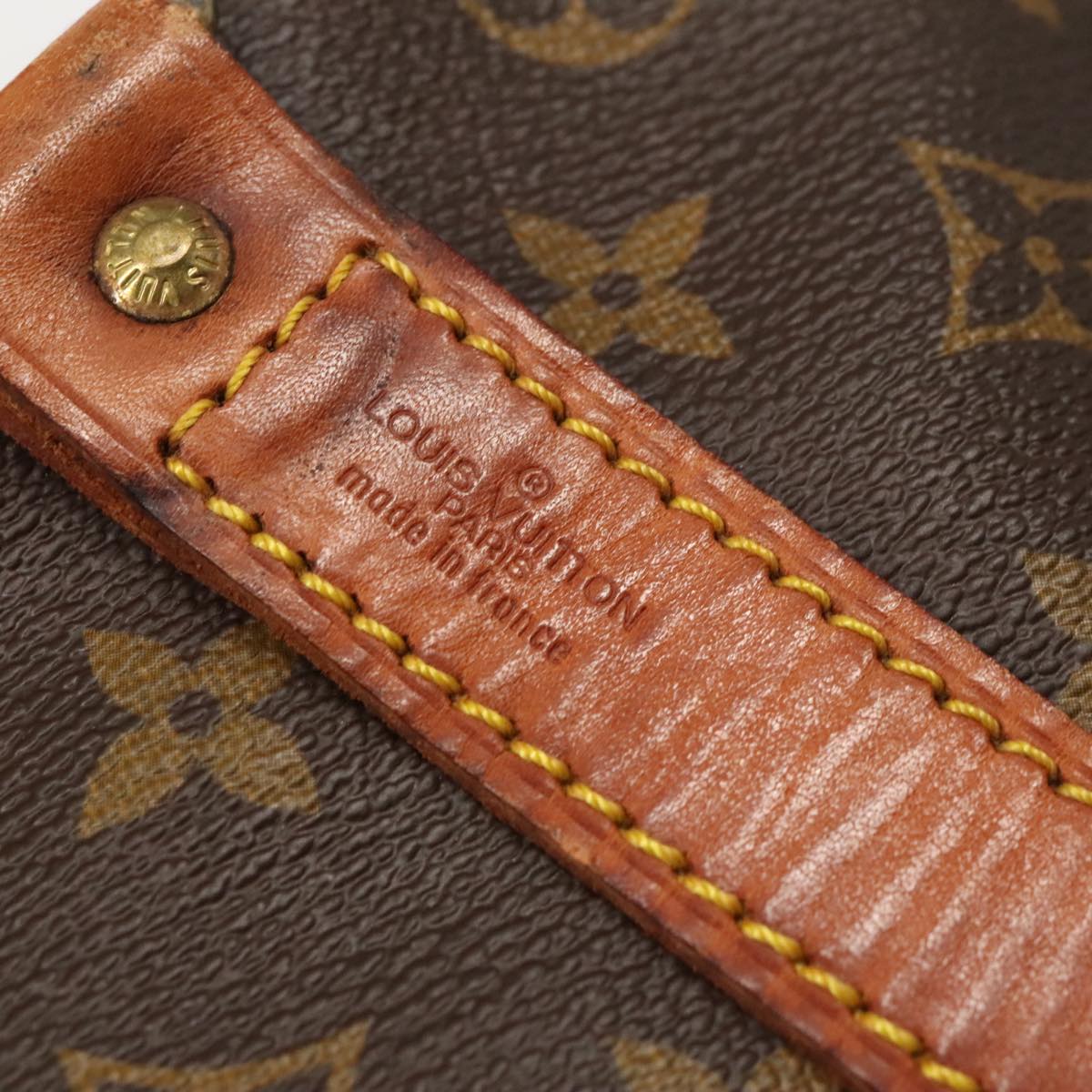 LOUIS VUITTON Monogram Keepall Bandouliere 50 Boston Bag M41416 LV Auth 51396