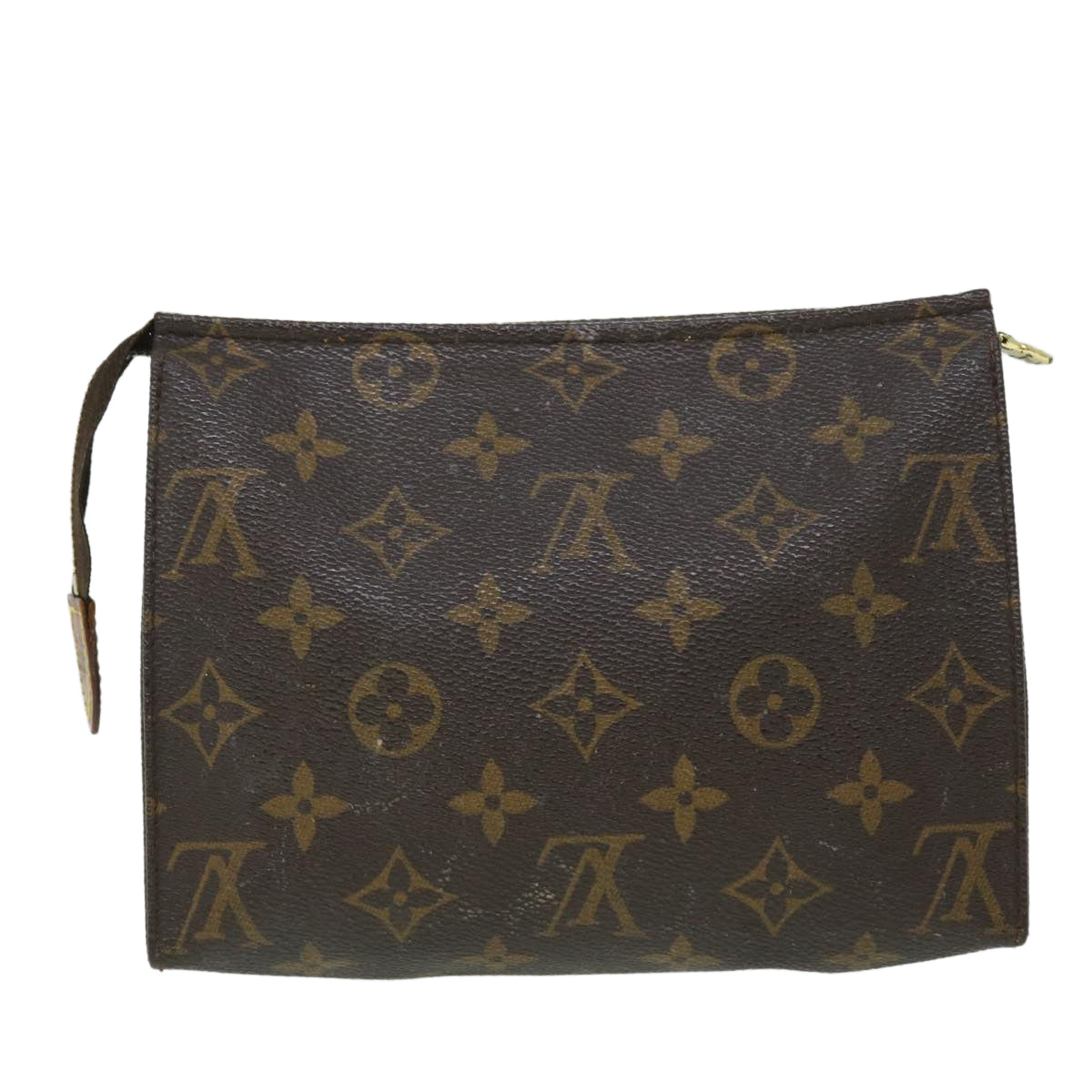 LOUIS VUITTON Monogram Poche Toilette 19 Pouch M47544 LV Auth 51402