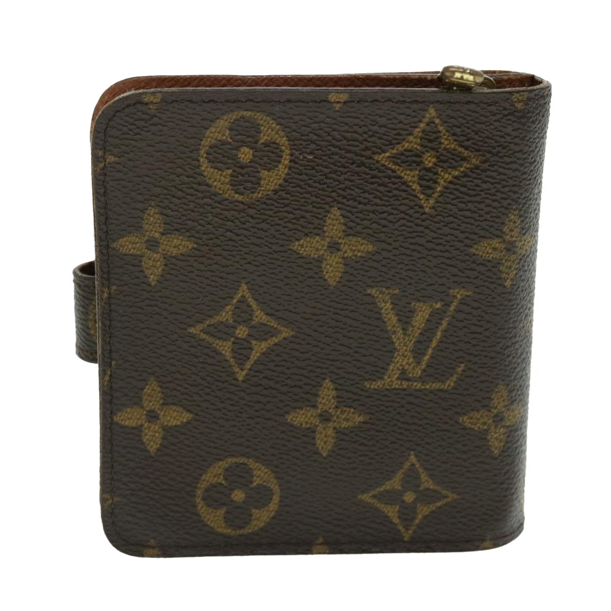 LOUIS VUITTON Monogram Compact Zip Wallet M61667 LV Auth 51410