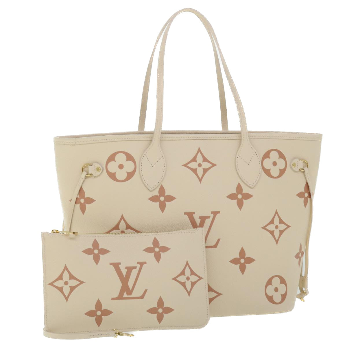 LOUIS VUITTON Empreinte Neverfull MM Bag Reme Rose Trianon M21579 LV Auth 51426SM