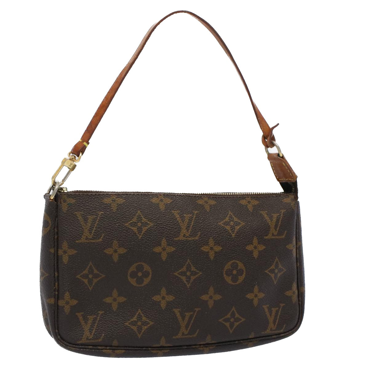 LOUIS VUITTON Monogram Pochette Accessoires Pouch M51980 LV Auth 51525