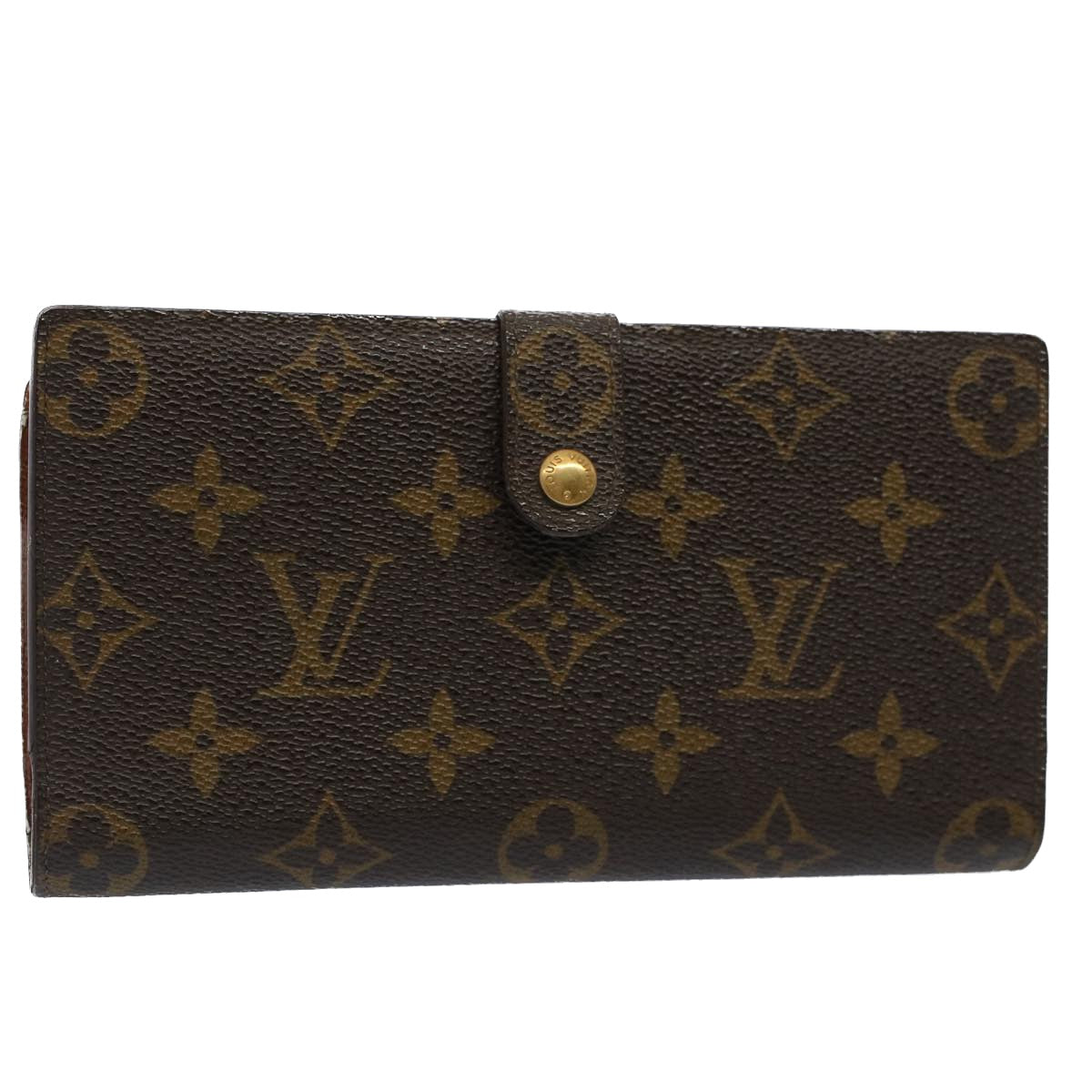 LOUIS VUITTON Monogram Continental Clutch Wallet T61217 LV Auth 51536