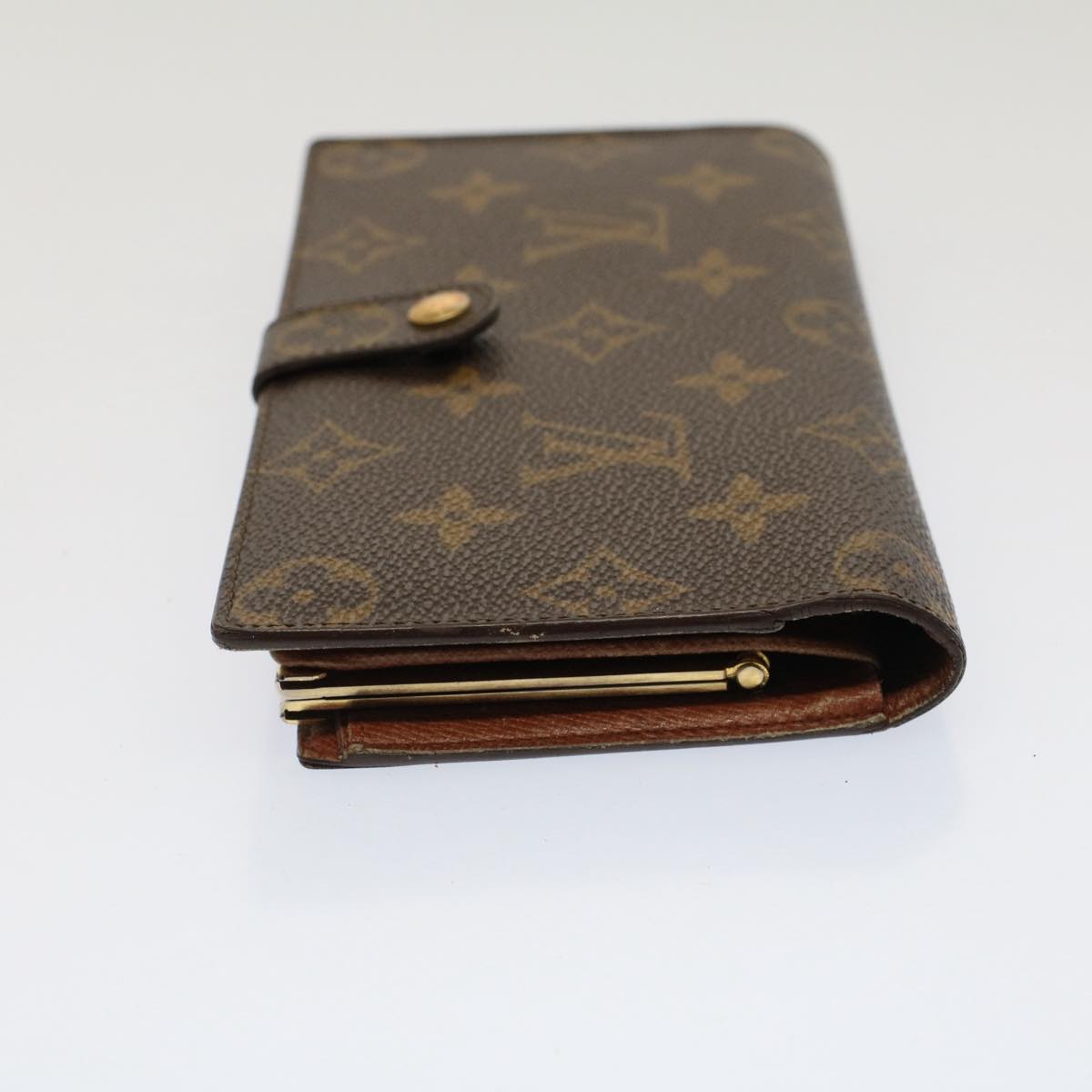 LOUIS VUITTON Monogram Continental Clutch Wallet T61217 LV Auth 51536