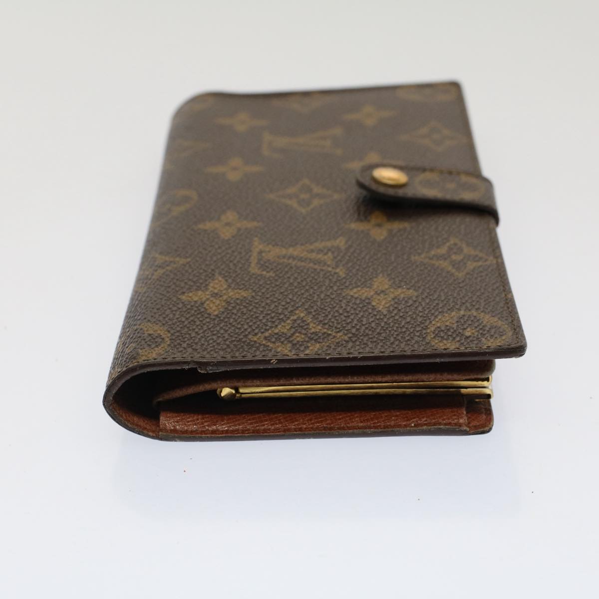 LOUIS VUITTON Monogram Continental Clutch Wallet T61217 LV Auth 51536