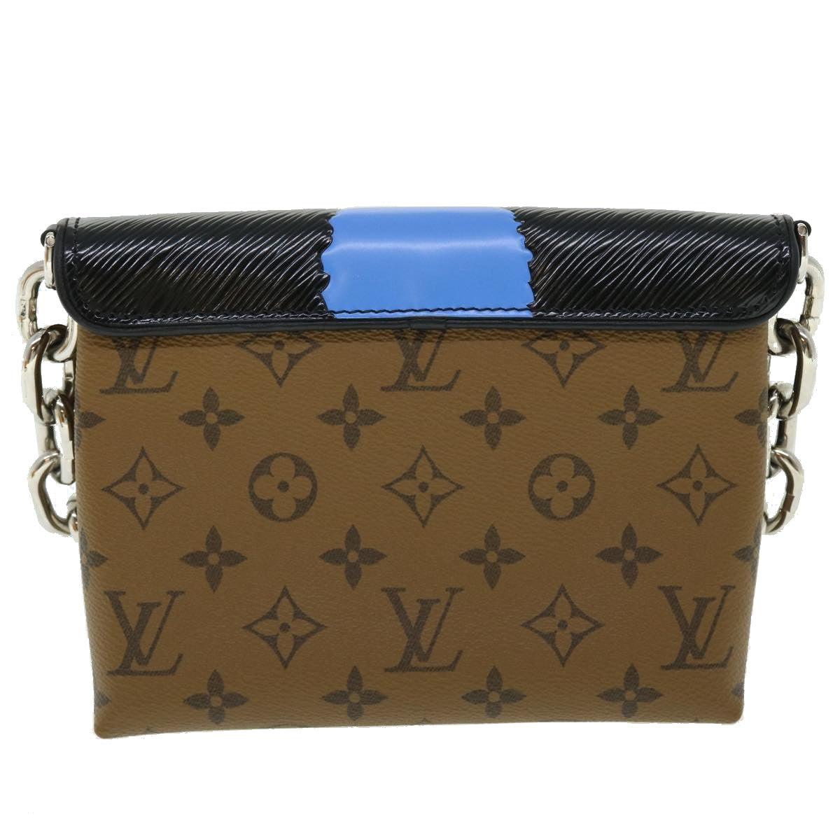 LOUIS VUITTON Reverse Pochette Kabuki Mask Bag Japan Only M43495 LV Auth 51543SM