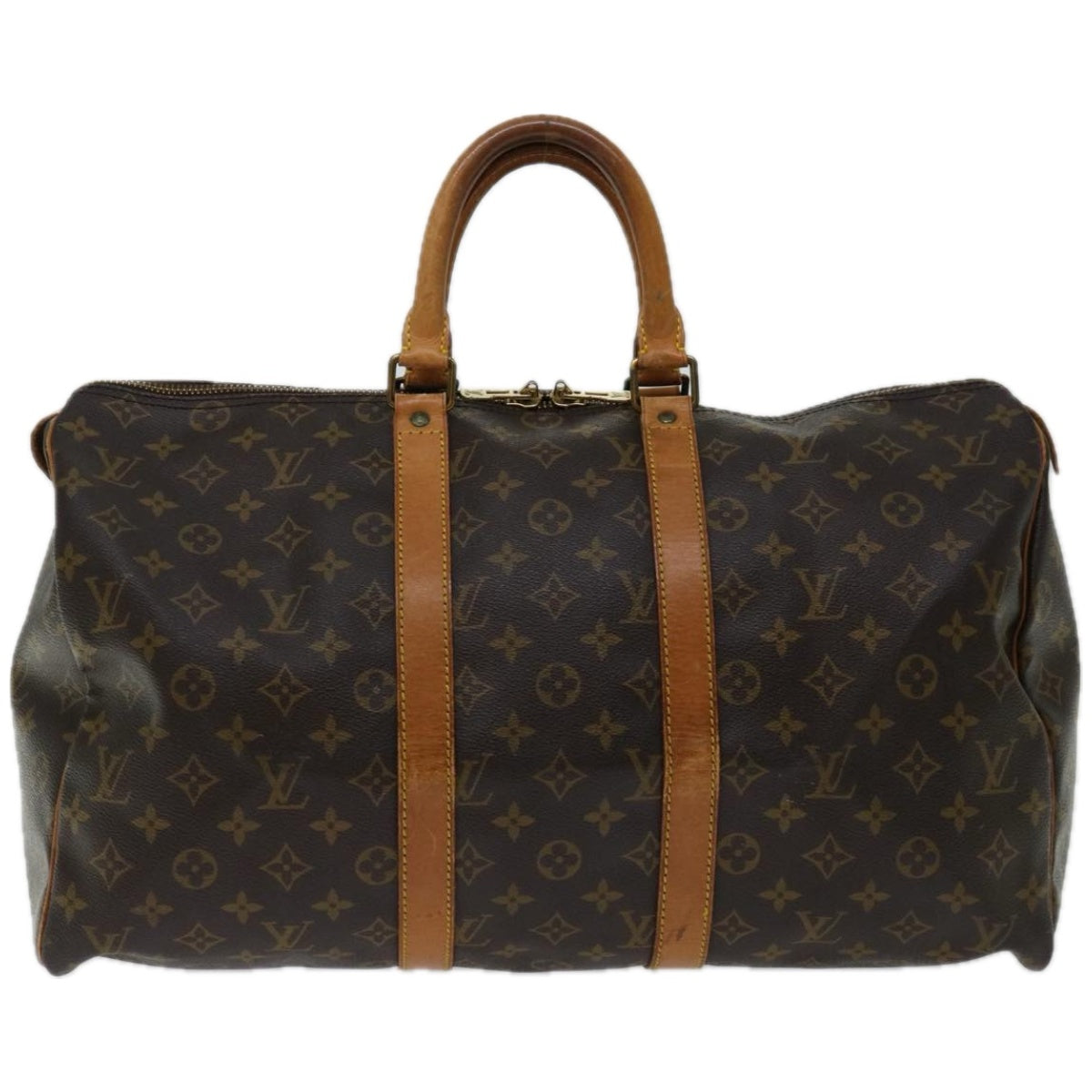 LOUIS VUITTON Monogram Keepall 45 Boston Bag M41428 LV Auth 51560