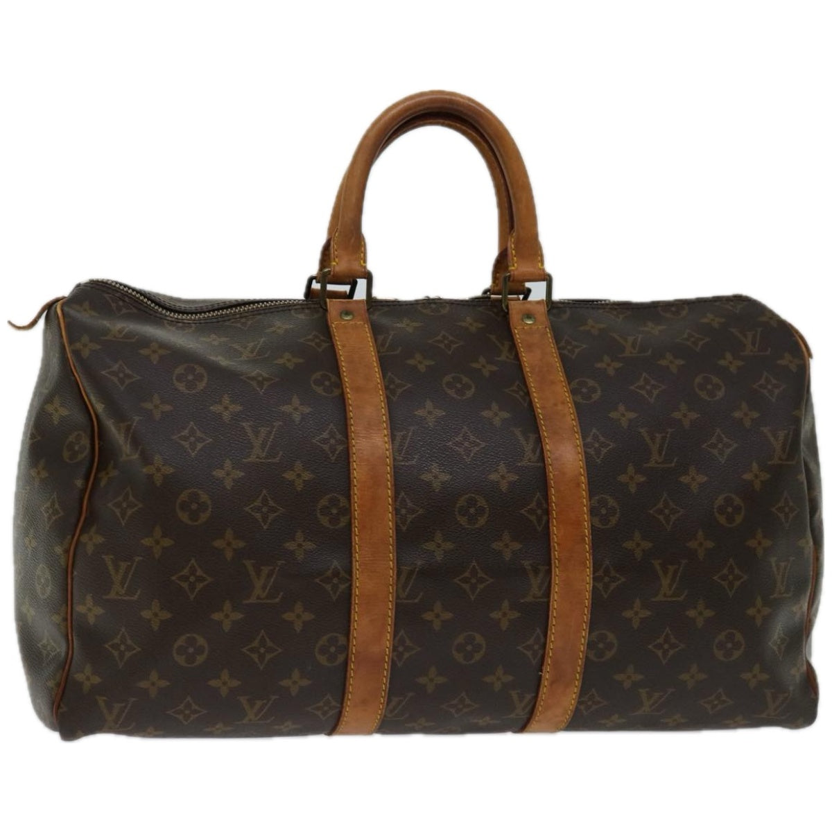 LOUIS VUITTON Monogram Keepall 45 Boston Bag M41428 LV Auth 51561