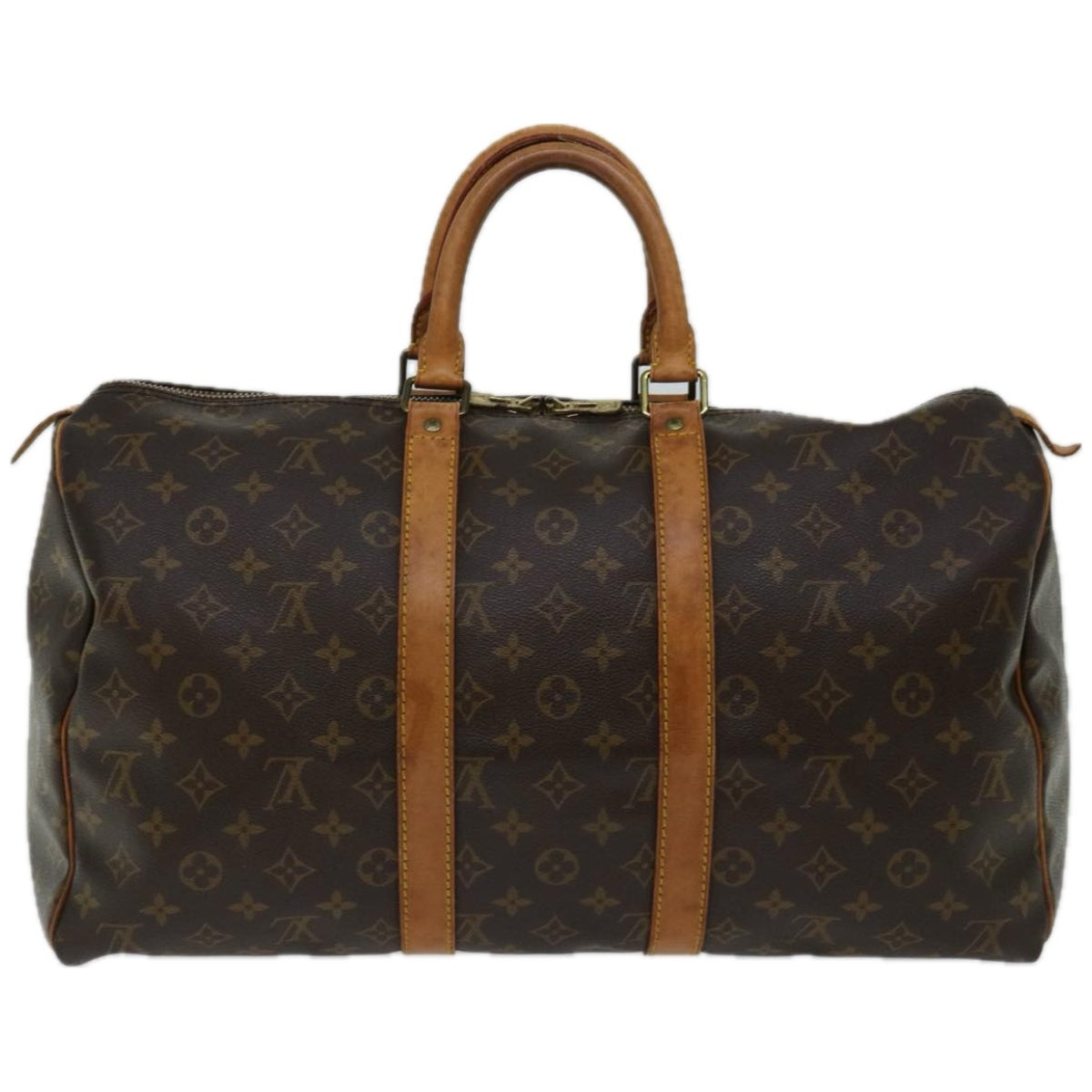 LOUIS VUITTON Monogram Keepall 45 Boston Bag M41428 LV Auth 51561