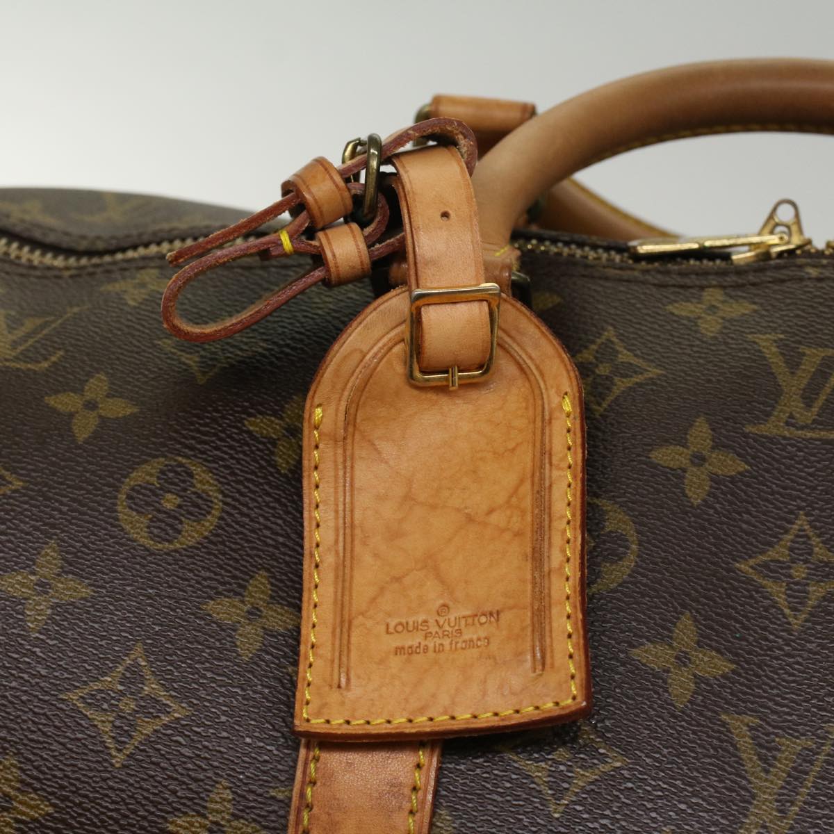 LOUIS VUITTON Monogram Keepall Bandouliere 60 Boston Bag M41412 LV Auth 51571