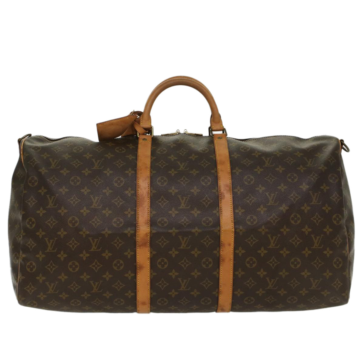 LOUIS VUITTON Monogram Keepall Bandouliere 60 Boston Bag M41412 LV Auth 51571