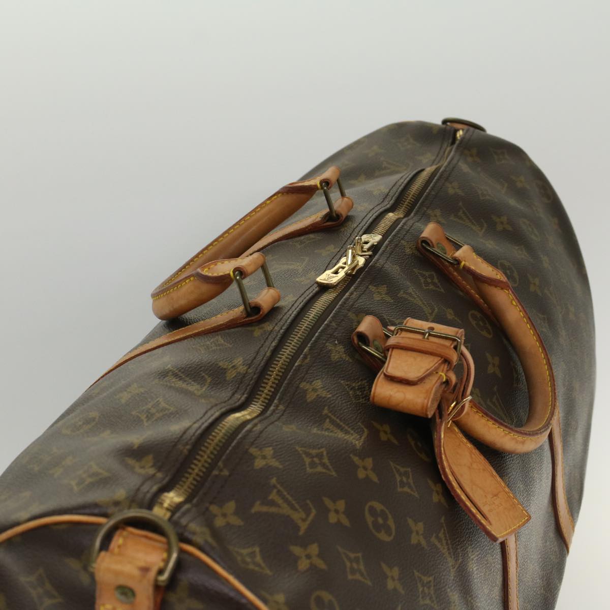 LOUIS VUITTON Monogram Keepall Bandouliere 60 Boston Bag M41412 LV Auth 51571