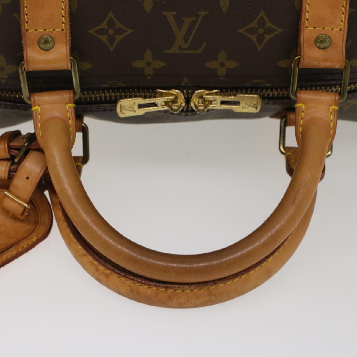 LOUIS VUITTON Monogram Keepall Bandouliere 60 Boston Bag M41412 LV Auth 51571