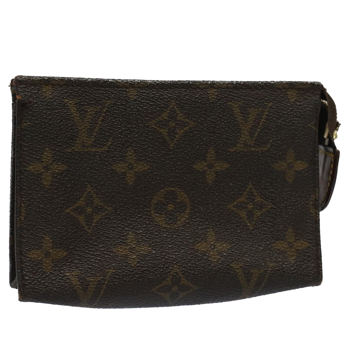 LOUIS VUITTON Monogram Poche Toilette 15 Pouch M47546 LV Auth 51582