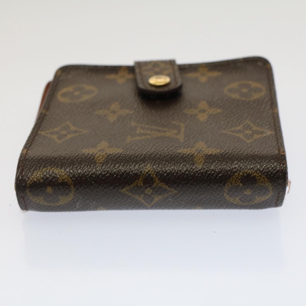 LOUIS VUITTON Monogram Compact Zip Wallet M61667 LV Auth 51588