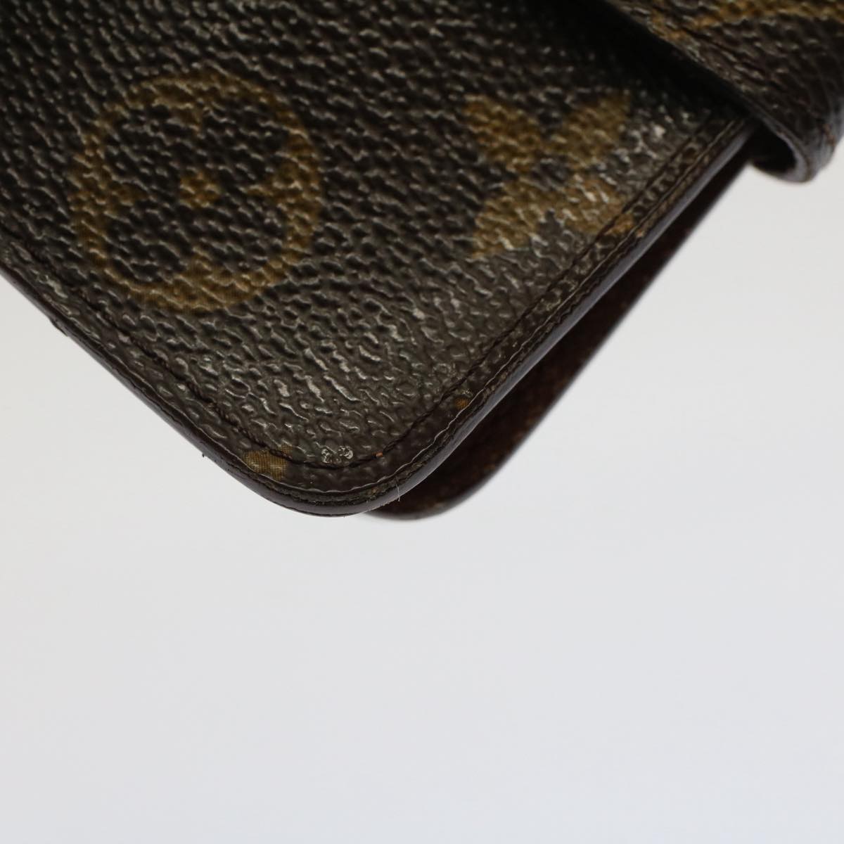 LOUIS VUITTON Monogram Compact Zip Wallet M61667 LV Auth 51588