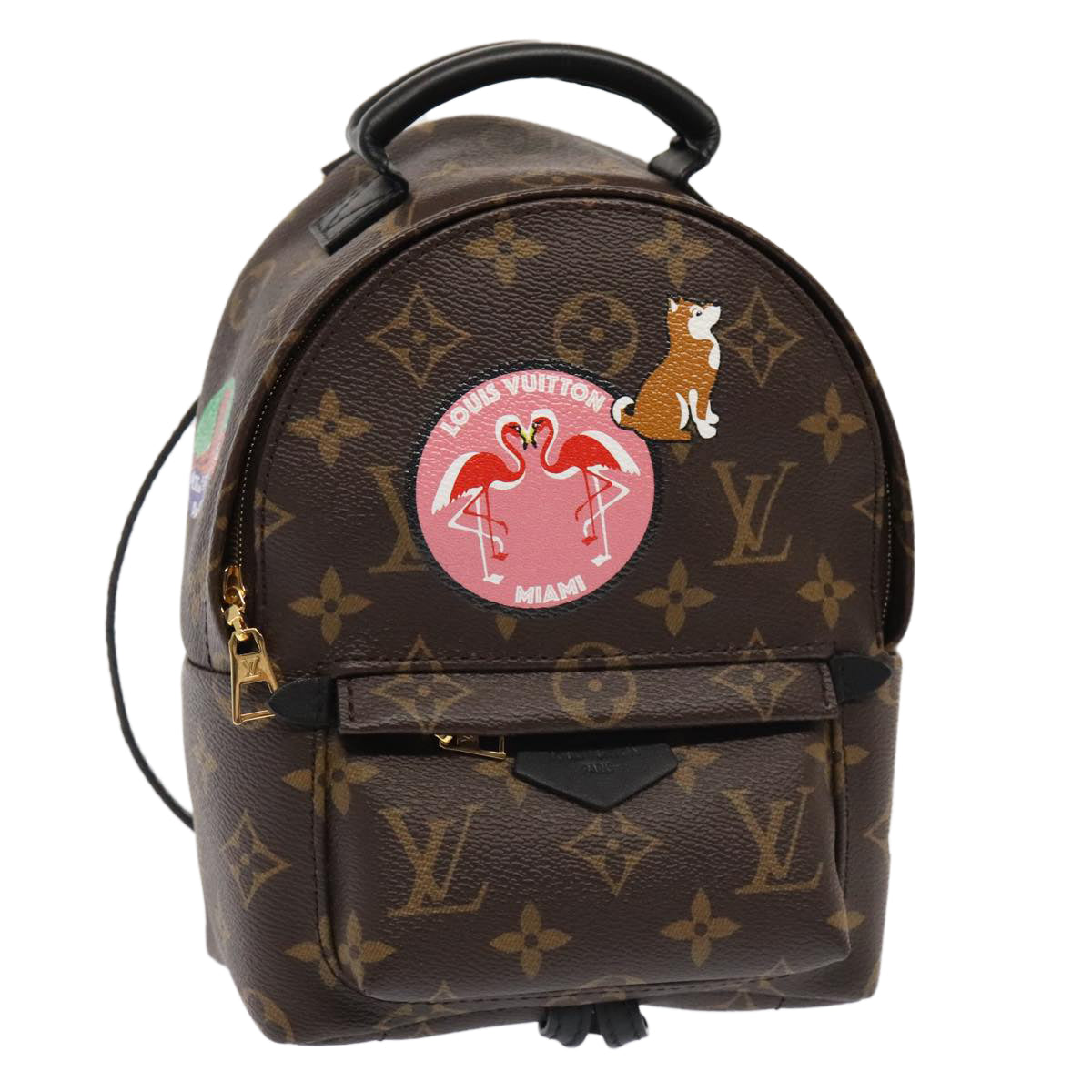 LOUIS VUITTON Monogram Palm Springs MINI Backpack M41562 LV Auth 51688S