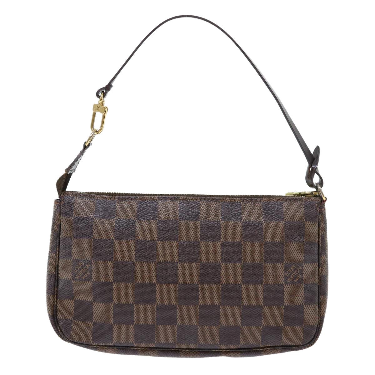 LOUIS VUITTON Damier Ebene Pochette Accessoires Pouch N41206 LV Auth 51710