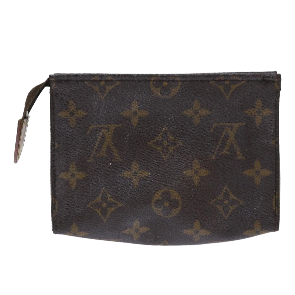 LOUIS VUITTON Monogram Poche Toilette 15 Pouch M47546 LV Auth 51717