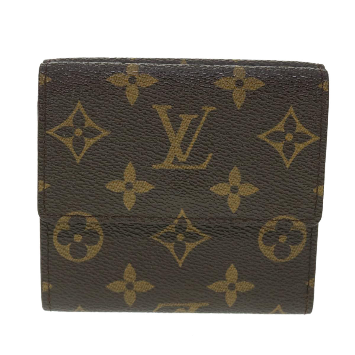 LOUIS VUITTON Monogram Portefeuille Elise Wallet M61654 LV Auth 51728