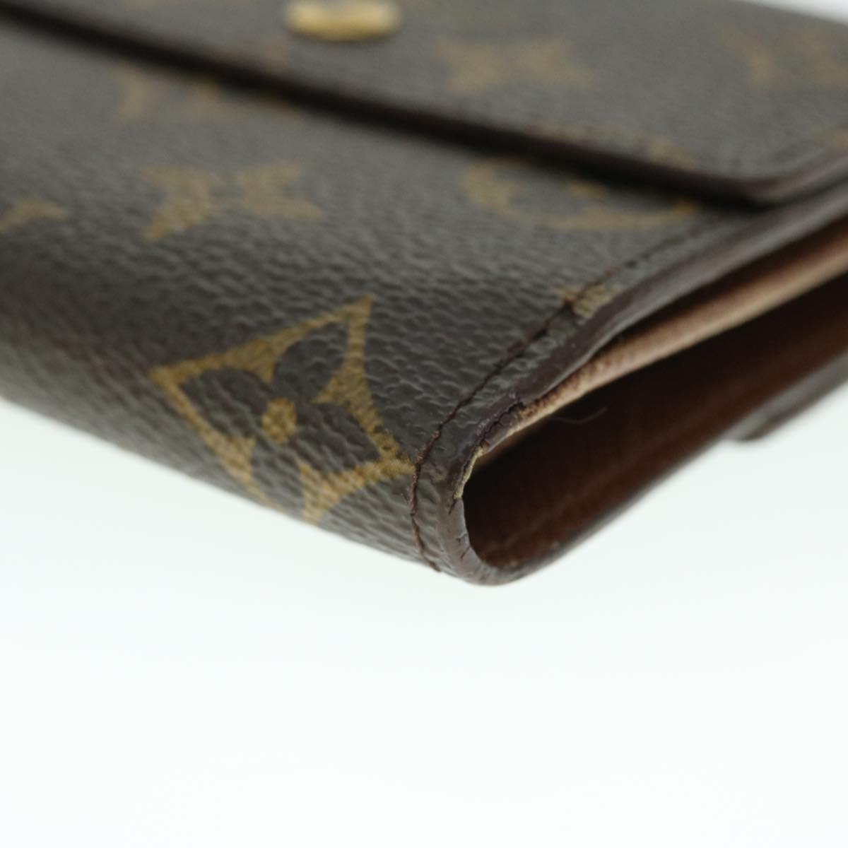 LOUIS VUITTON Monogram Portefeuille Elise Wallet M61654 LV Auth 51728