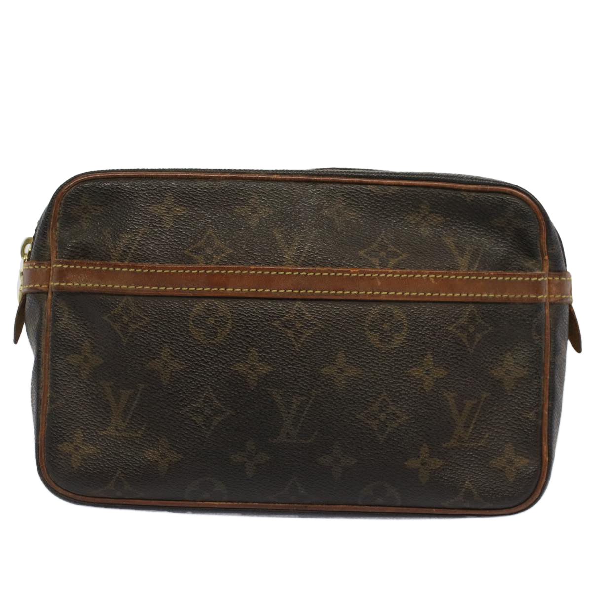 LOUIS VUITTON Monogram Compiegne 23 Clutch Bag M51847 LV Auth 51744