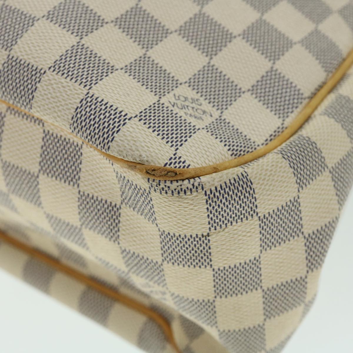 LOUIS VUITTON Damier Azur Batignolles Horizontal Tote Bag N48172 LV Auth 51792