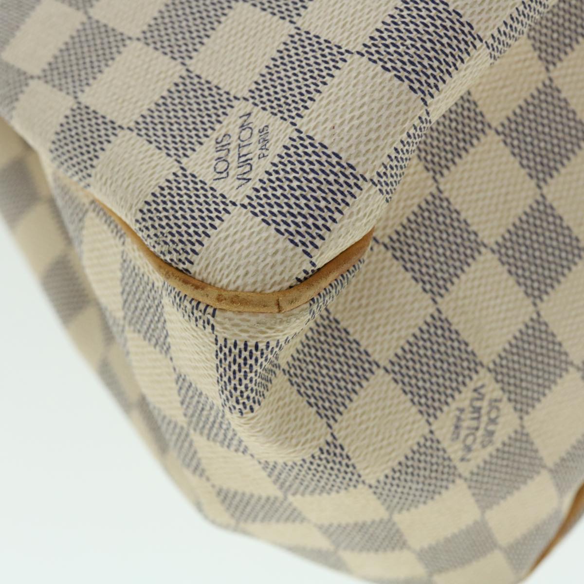 LOUIS VUITTON Damier Azur Batignolles Horizontal Tote Bag N48172 LV Auth 51792