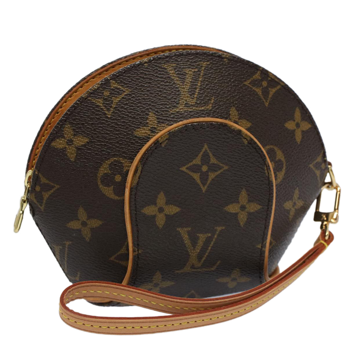 LOUIS VUITTON Monogram Mini Ellipse Pouch M51129 LV Auth 51936A