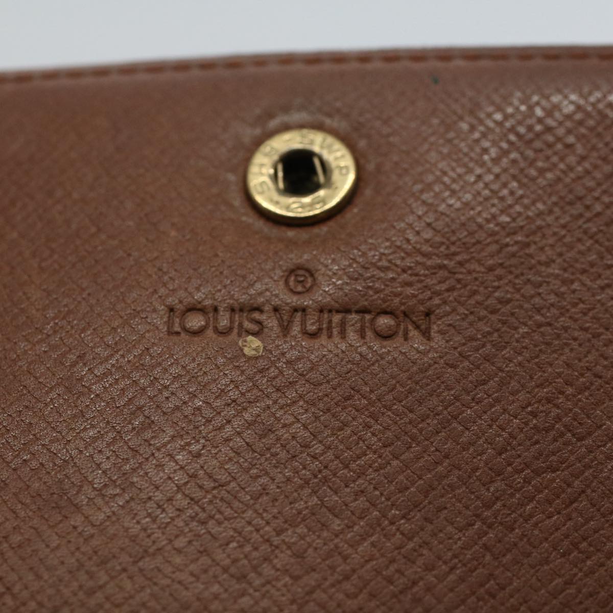 LOUIS VUITTON Monogram Portefeuille International Long Wallet M61217 Auth 52087