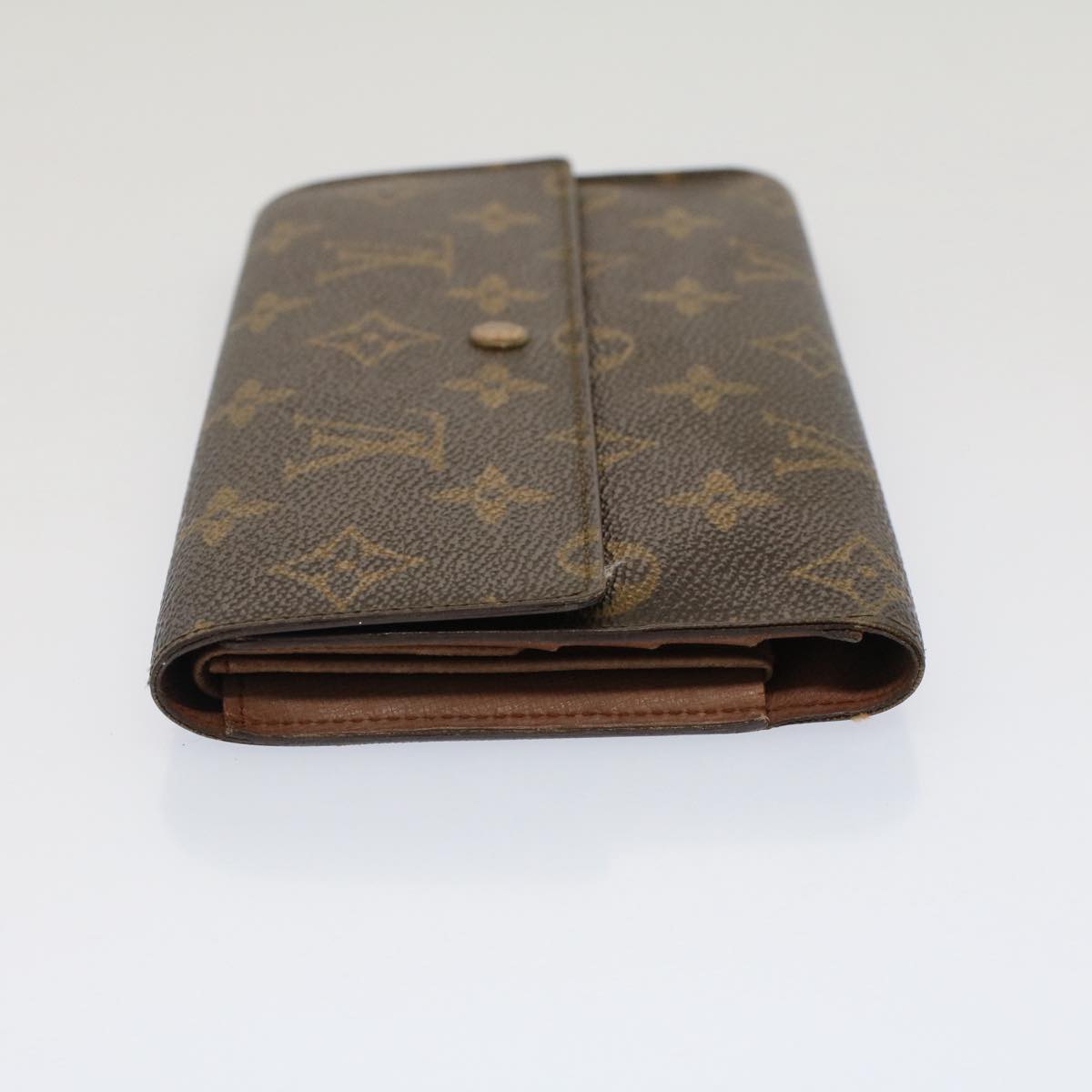 LOUIS VUITTON Monogram Portefeuille International Long Wallet M61217 Auth 52087