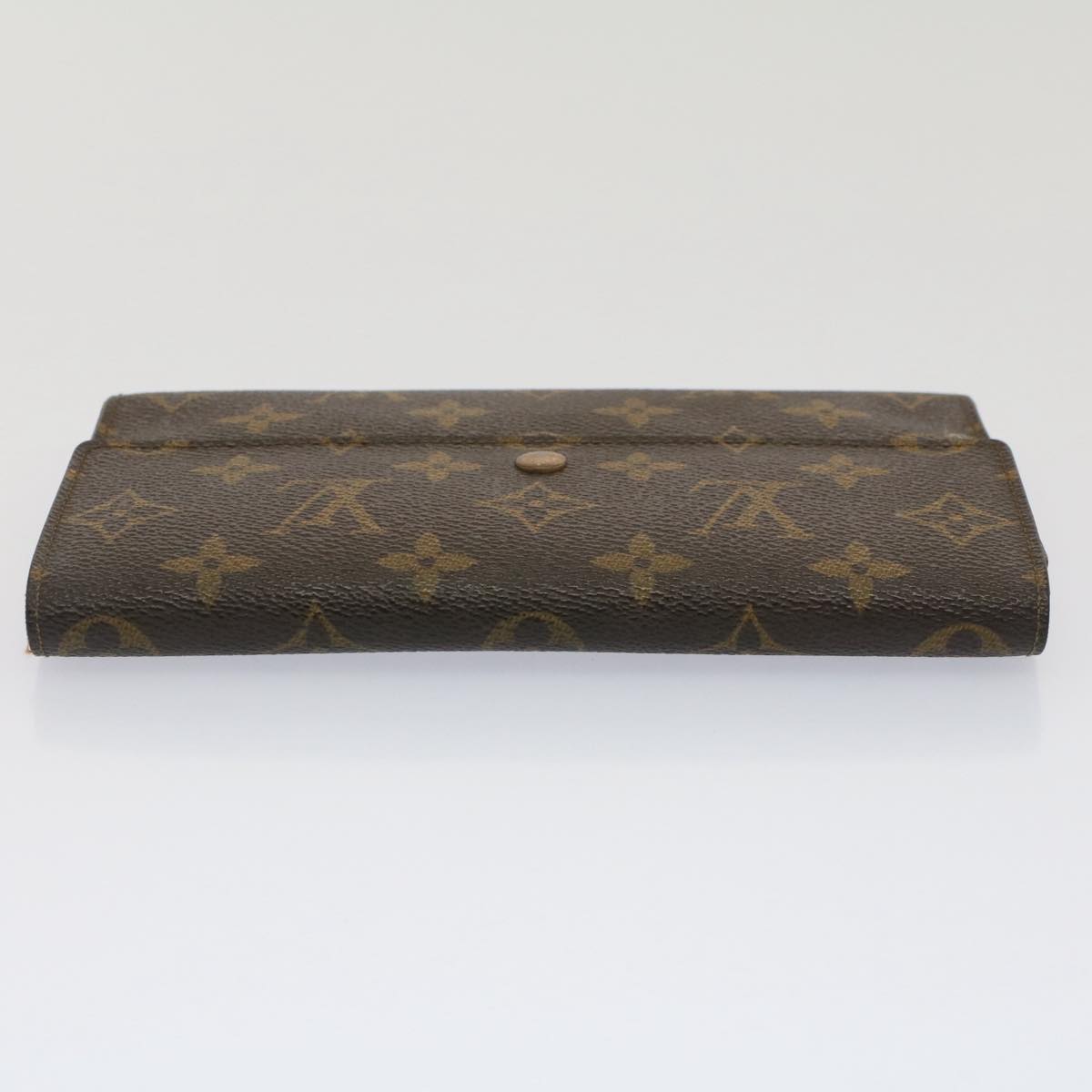 LOUIS VUITTON Monogram Portefeuille International Long Wallet M61217 Auth 52087