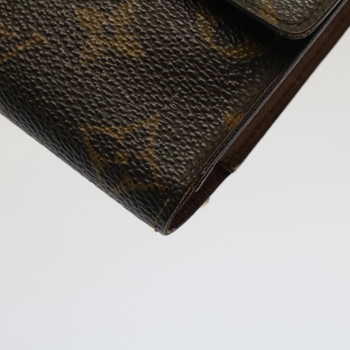 LOUIS VUITTON Monogram Portefeuille International Long Wallet M61217 Auth 52087