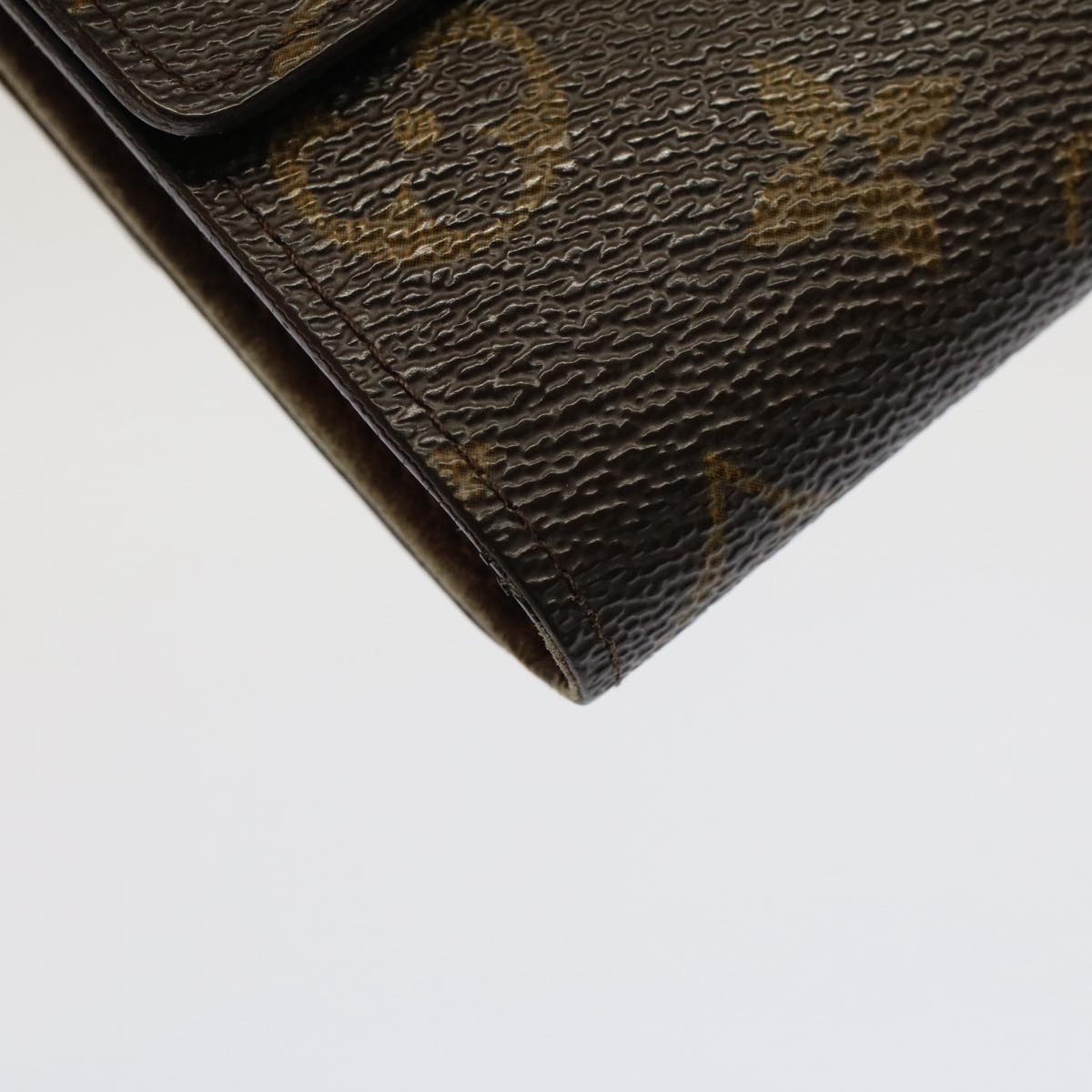 LOUIS VUITTON Monogram Portefeuille Elise Wallet M61654 LV Auth 52089