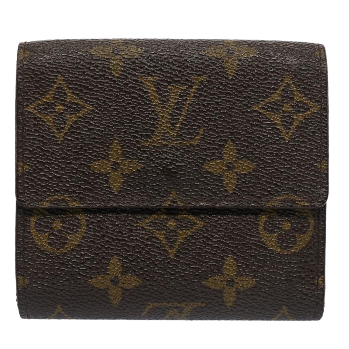 LOUIS VUITTON Monogram Portefeuille Elise Wallet M61654 LV Auth 52089