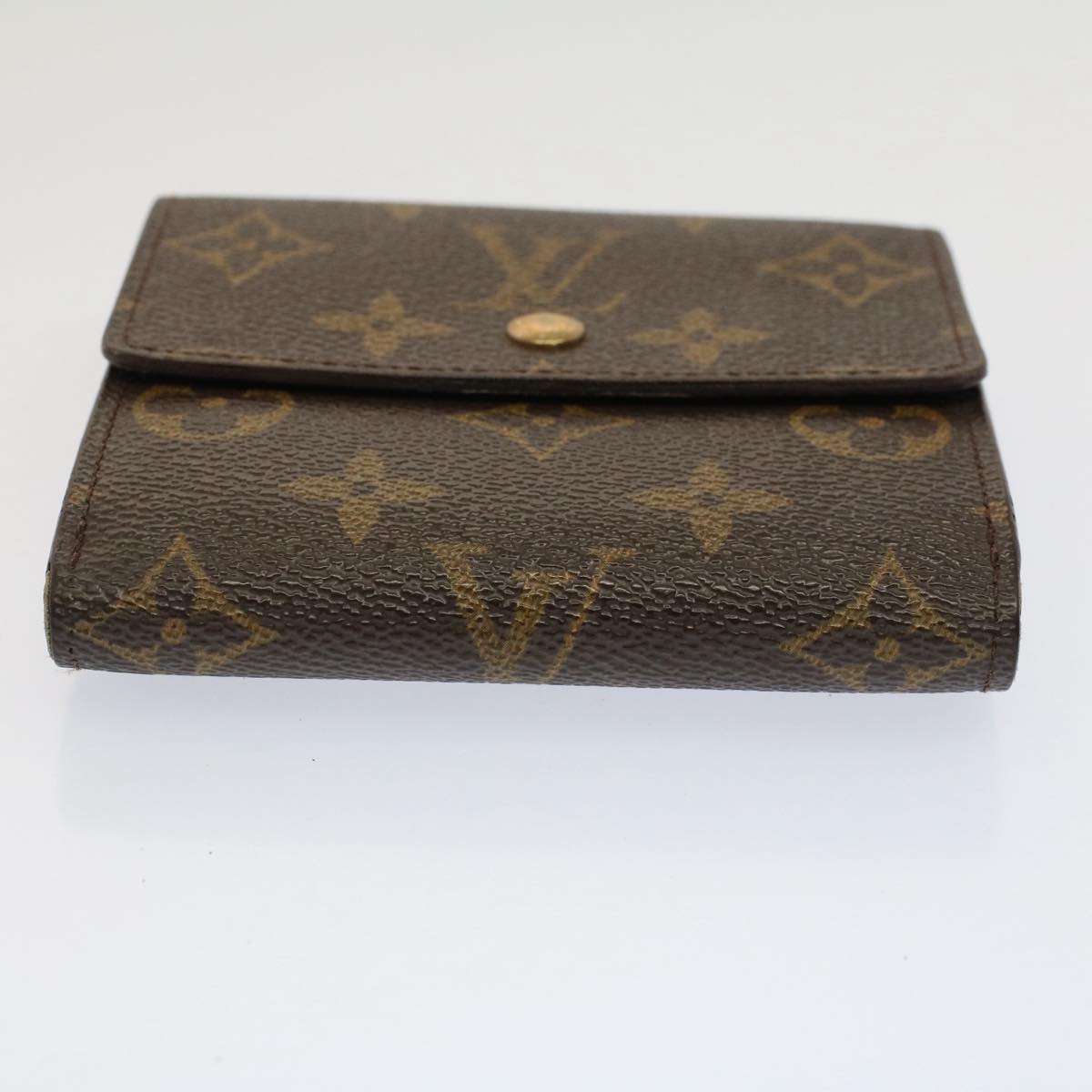 LOUIS VUITTON Monogram Portefeuille Elise Wallet M61654 LV Auth 52089