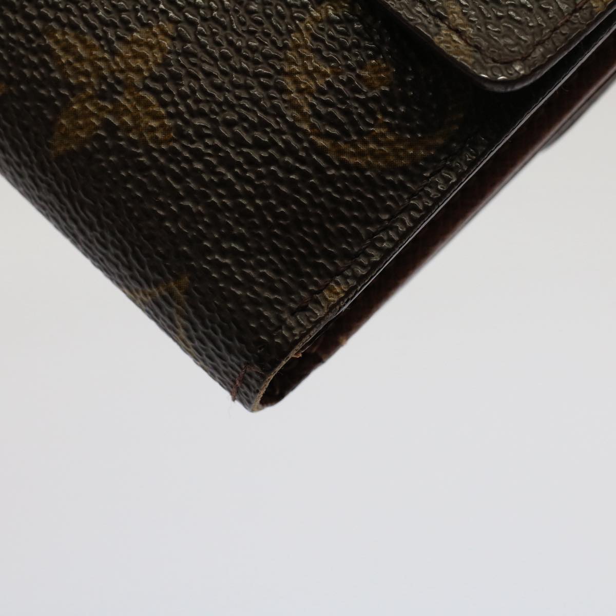 LOUIS VUITTON Monogram Portefeuille Elise Wallet M61654 LV Auth 52090