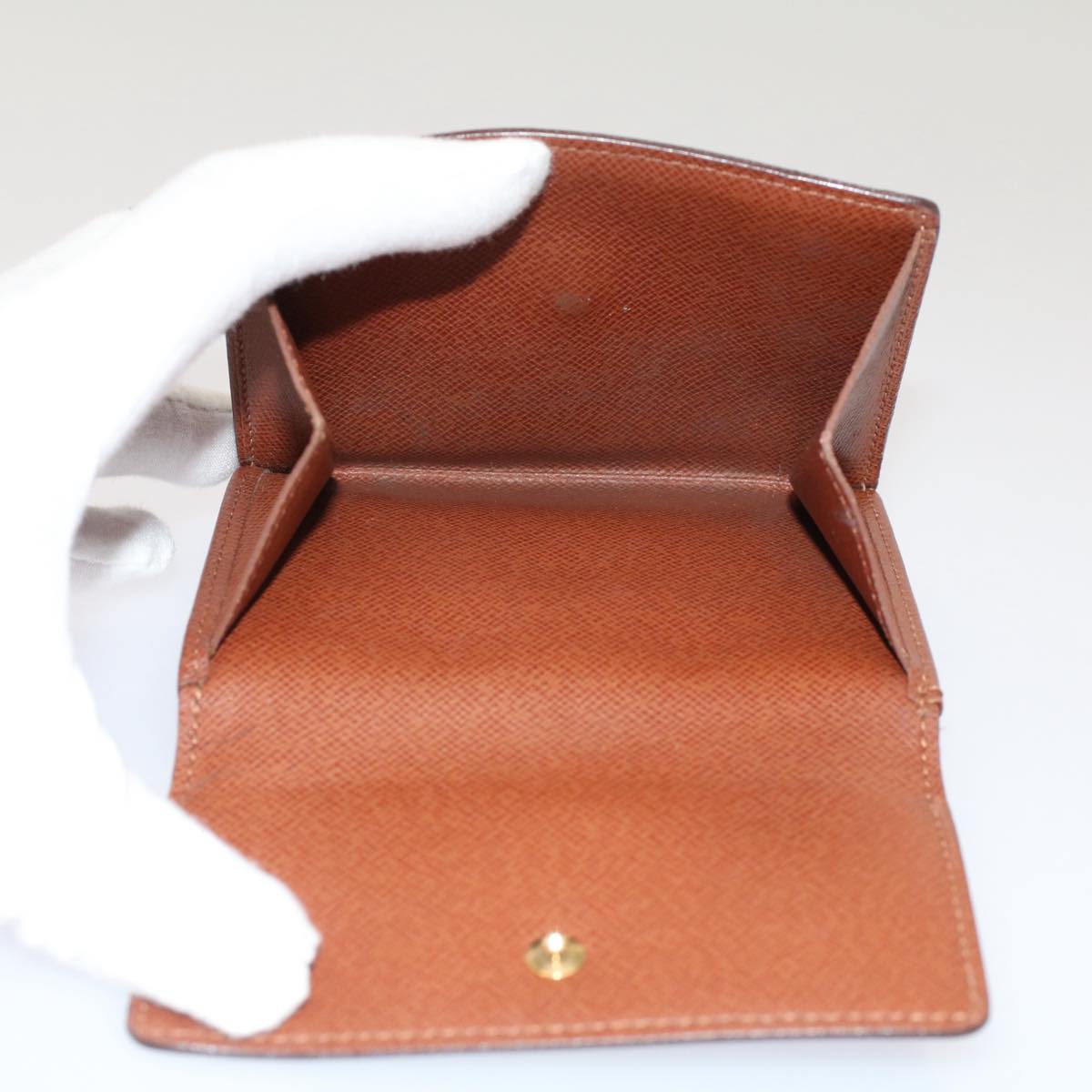 LOUIS VUITTON Monogram Portefeuille Elise Wallet M61654 LV Auth 52090